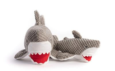 Petstages Stuffing-Free Floppy Shark Dog Toy - With 3 Squeakers & Crinkle Sound - View #6