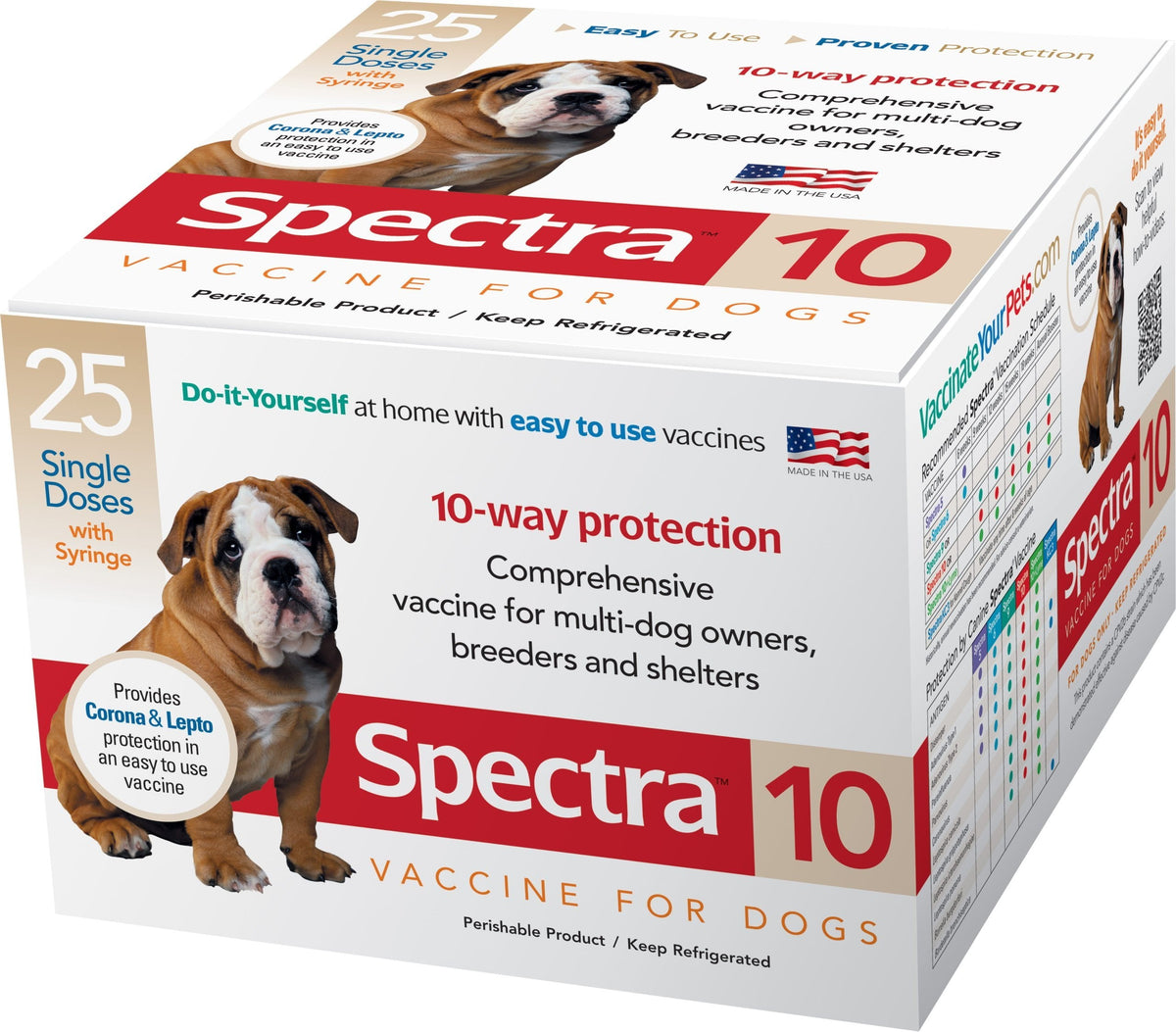 Durvet Spectra 10 Dog Vaccine With Syringe - Bothell, WA - Bothell