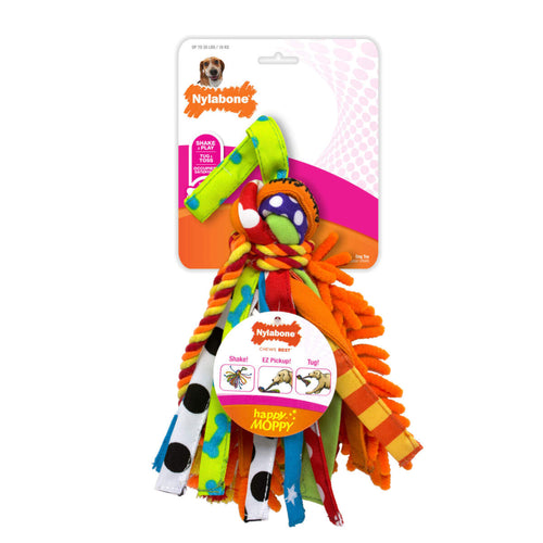 Nylabone Happy Moppy Interactive Dog Toy