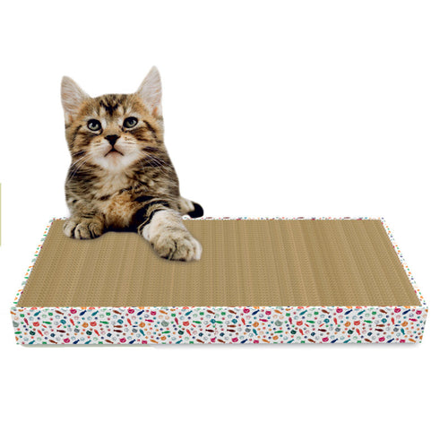 Indipets Double Wide Cat Scratcher with Bonus Refill - 10003