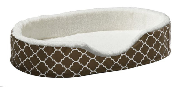 MidWest Quiet Time  Ortho Nesting Dog Bed (Brown Small)