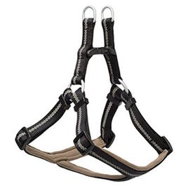 Terrain Dog Harness, Adjustable, Black Neoprine, Medium