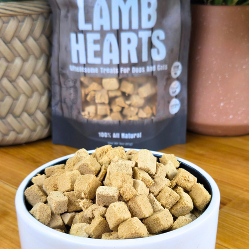 Shepherd Boy Farms Lamb Hearts Freeze Dried Treats