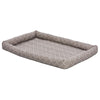 Midwest 48 QuietTime Couture Mushroom Ashton Bolster Bed (1-Count)