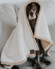 Tall Tails Blanket Sherpa Bone (30x40)