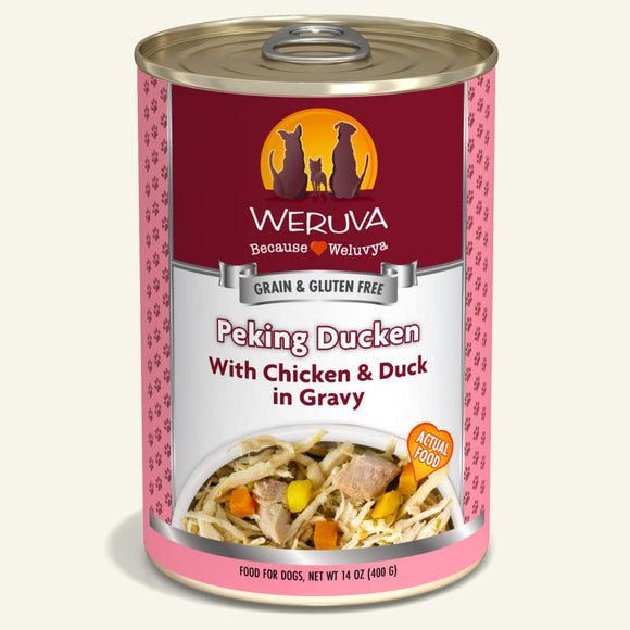 Weruva Peking Ducken with Chicken & Duck in Gravy Dog Food (14 oz, single can)