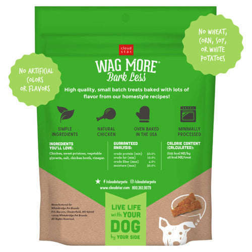 Cloud Star Wag More Bark Less Jerky: Chicken & Sweet Potato Dog Treats (10-oz)