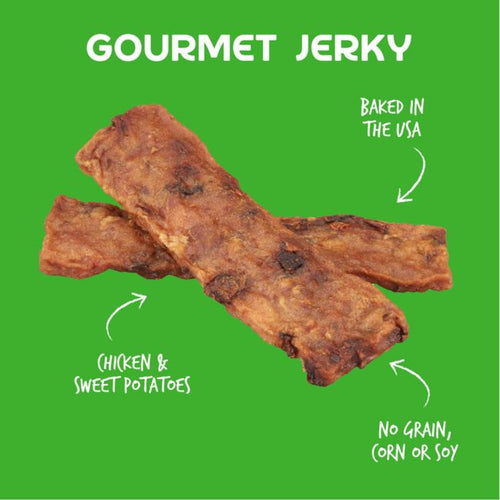 Cloud Star Wag More Bark Less Jerky: Chicken & Sweet Potato Dog Treats (10-oz)