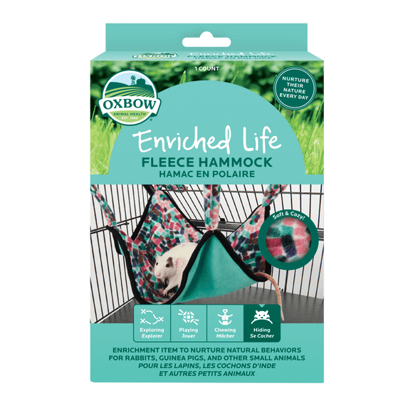 Oxbow Animal Health Enriched Life – Fleece Hammock