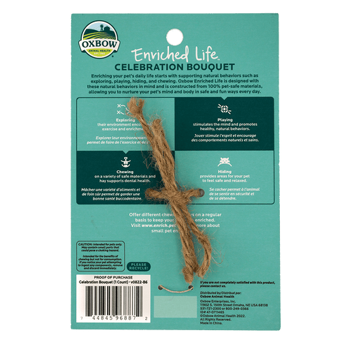 Oxbow Animal Health Enriched Life - Celebration Boquet