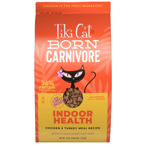 Tiki Cat® Born Carnivore® Indoor Health Chicken & Turkey Meal Recipe