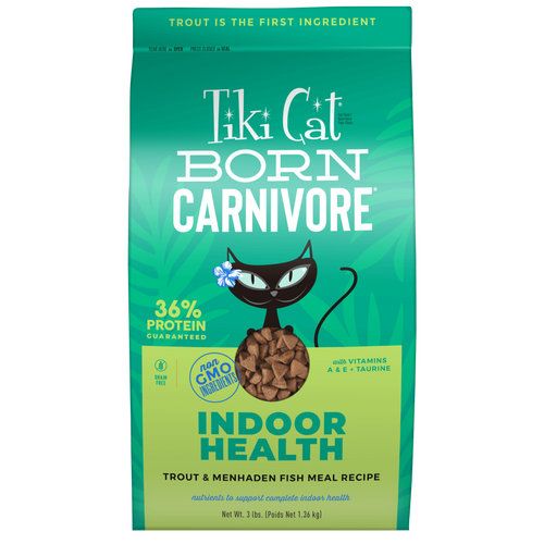 Tiki Cat® Born Carnivore® Indoor Health Trout & Menhaden Fish Meal Recipe