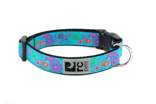 RC PETS CLIP COLLAR - DOG COLLAR (XS, Tropical Paisley)