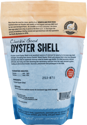 Scratch and Peck Feeds Cluckin’ Good Oyster Shell (4 Lbs)