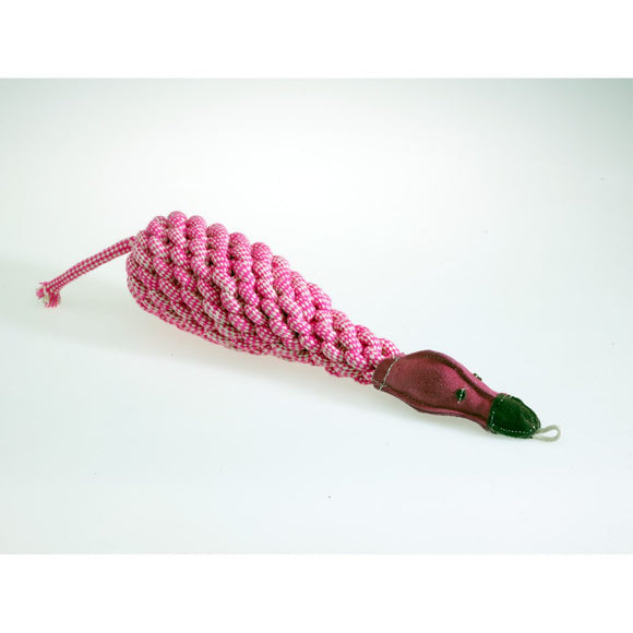 Aussie Naturals Bottle Bird Flamingo Dog Toy