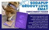 SodaPup Groovy Love Design eMat Enrichment Lick Mat