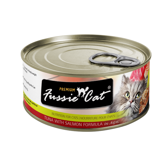 Fussie Cat Tuna With Salmon Formula In Aspic