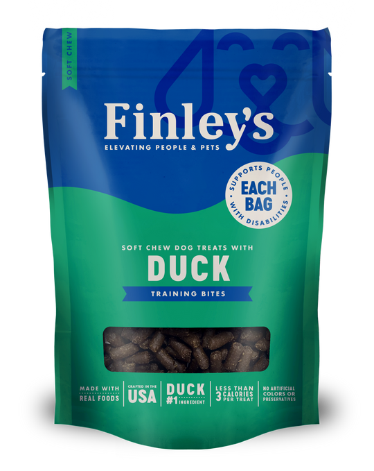 Finley's Duck Recipe Soft Chew Training Bites