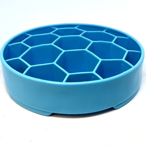 SodaPup Honeycomb Design eBowl Enrichment Slow Feeder Bowl for Dogs