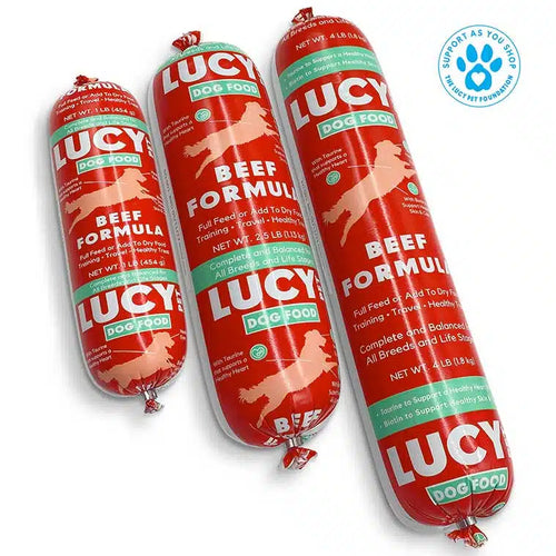 Lucy Pet™ Beef Formula Dog Food Rolls