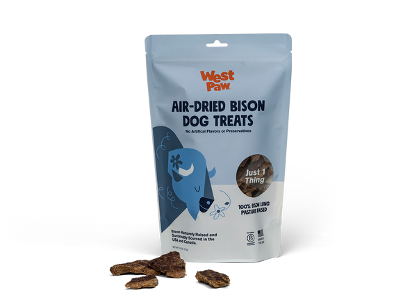 West Paw Air-Dried Bison Lung Dog Treats