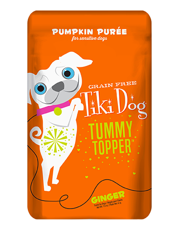 Tiki Dog™ Tummy Topper™ Pumpkin Puree & Ginger Dog Treat