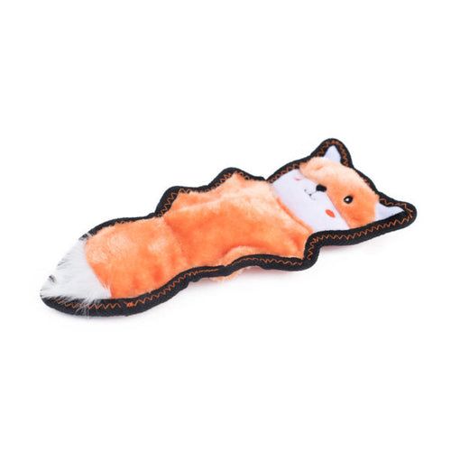 ZippyPaws Z-Stitch® Skinny Peltz - Fox Dog Toy