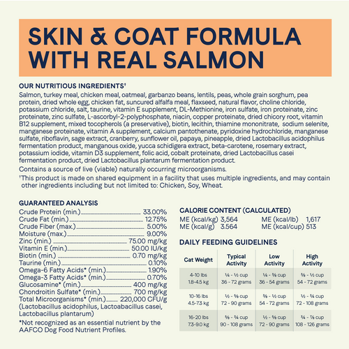 Canidae® Goodness for Skin & Coat Formula with Real Salmon Dry Cat Food (5-lb)