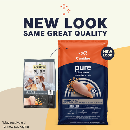 Canidae Grain Free PURE Chicken, Sweet Potato & Garbanzo Bean Recipe Dry Dog Food (12-lb)