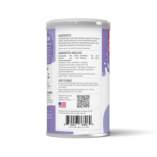 The Honest Kitchen Cat Blend Instant Goat's Milk (0.1 oz/3 g Single)