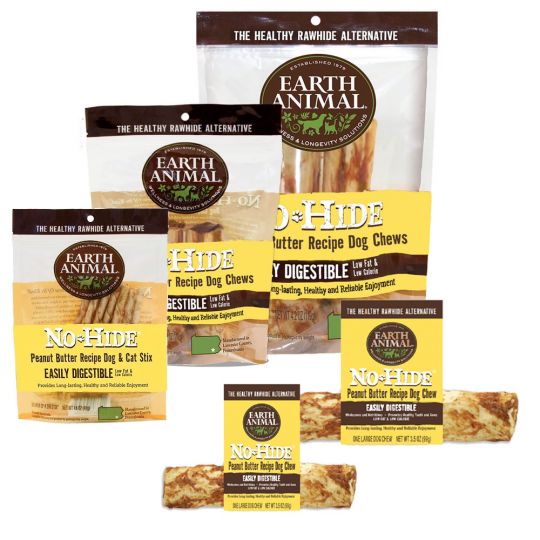 Earth Animal No-Hide Peanut Butter (Strips)