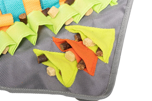 Messy Mutts Square Forage/Snuffle Mat plus Lick Mat, 16 x 16
