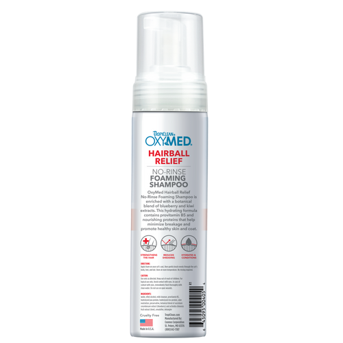 TropiClean OxyMed Waterless Dry Shampoo for Cats