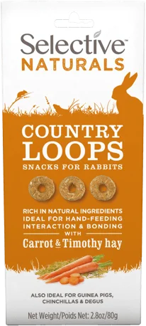 Supreme Petfoods Selective Naturals Country Loops Snacks for Rabbits