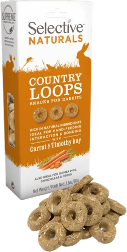 Supreme Petfoods Selective Naturals Country Loops Snacks for Rabbits