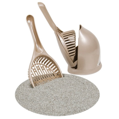 Petmate Scoop 'N' Hide Cat Litter Scoop (Titanium)