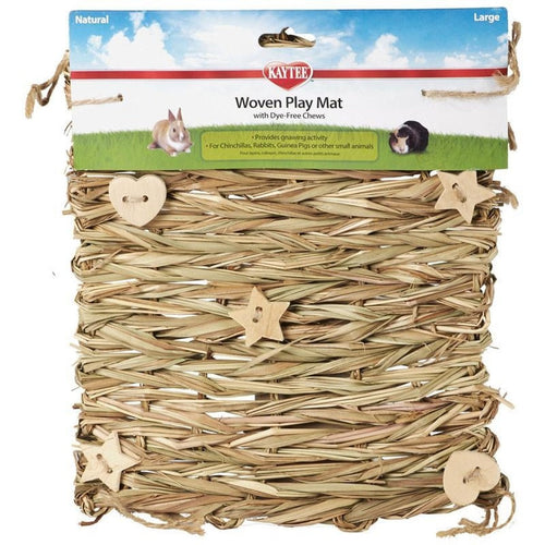 KAYTEE NATURAL WOVEN PLAY MAT (9X8 IN)