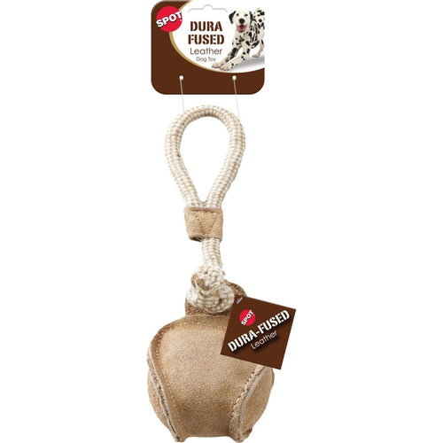 SPOT DURA-FUSED LEATHER BASEBALL TUG (12 IN, TAN)