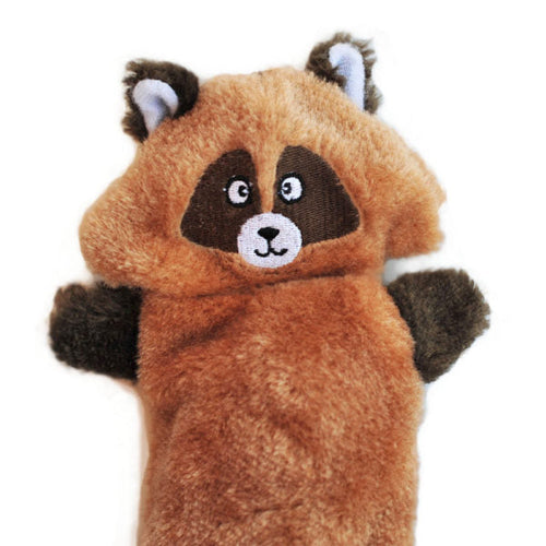 ZippyPaws Zingy Raccoon Plush Dog Toy